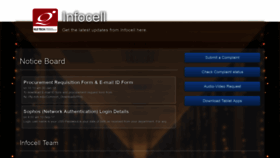 What Infocell.kletech.ac.in website looked like in 2018 (5 years ago)