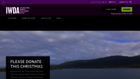 What Iwda.org.au website looked like in 2018 (5 years ago)