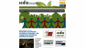 What Icea.qc.ca website looked like in 2018 (5 years ago)