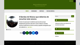 What Imusicanueva.com website looked like in 2018 (5 years ago)