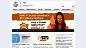What Ivd.gob.mx website looked like in 2018 (7 years ago)