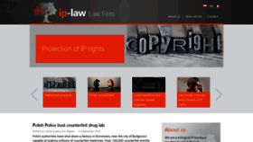 What Ip-law.pl website looked like in 2018 (5 years ago)
