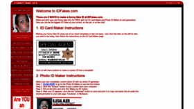 What Idfakes.com website looked like in 2018 (5 years ago)