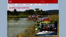 What Isarflossfahrten.biz website looked like in 2018 (5 years ago)
