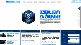What Idealeasing.pl website looked like in 2018 (5 years ago)