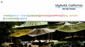 What Idyllwildvisitorscenter.com website looked like in 2018 (5 years ago)