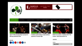 What Irish-boxing.com website looked like in 2018 (5 years ago)