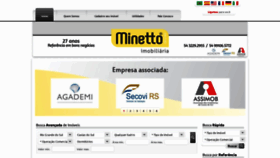 What Imobiliariaminetto.com.br website looked like in 2018 (5 years ago)