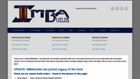 What Imbabuilds.com website looked like in 2018 (5 years ago)