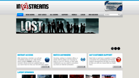 What In2streams.com website looked like in 2018 (5 years ago)