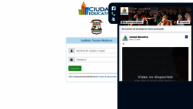 What Itm.ciudadeducativa.com website looked like in 2018 (5 years ago)