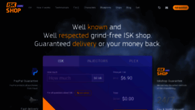What Iskshop.com website looked like in 2018 (5 years ago)
