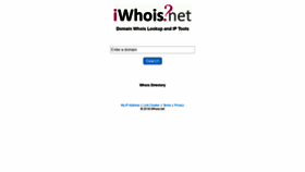 What Iwhois.net website looked like in 2018 (5 years ago)