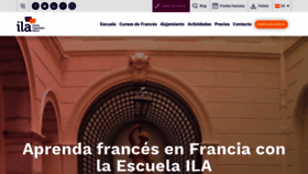 What Ila-france.es website looked like in 2018 (5 years ago)