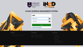 What Iclass.uitm.edu.my website looked like in 2018 (5 years ago)