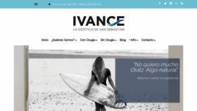 What Ivance.net website looked like in 2018 (5 years ago)