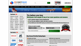 What Itcerttest.com website looked like in 2018 (5 years ago)