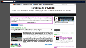 What Inspirasicoffee.com website looked like in 2018 (5 years ago)