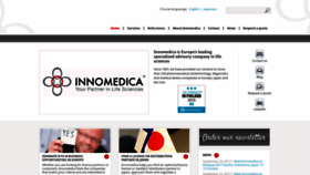 What Innomedica.fi website looked like in 2018 (5 years ago)