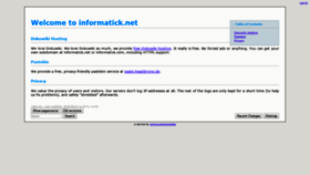 What Informatick.net website looked like in 2018 (5 years ago)
