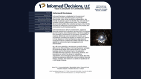 What Informdecisions.net website looked like in 2018 (5 years ago)