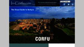 What In-corfu.com website looked like in 2018 (5 years ago)