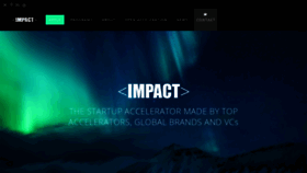 What Impact-accelerator.com website looked like in 2018 (5 years ago)