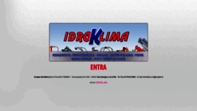 What Idroklima.com website looked like in 2018 (5 years ago)