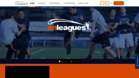 What Imleagues.com website looked like in 2018 (5 years ago)