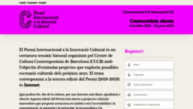 What Innovationcccb.org website looked like in 2018 (5 years ago)