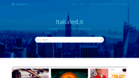 What Italialed.it website looked like in 2018 (5 years ago)
