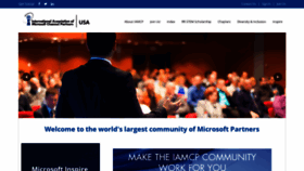 What Iamcp-us.org website looked like in 2018 (5 years ago)