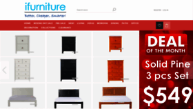 What Ifurniture.ca website looked like in 2018 (5 years ago)