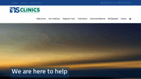 What Ibsclinics.co.uk website looked like in 2018 (5 years ago)