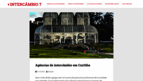 What Intercambio7.com.br website looked like in 2018 (5 years ago)