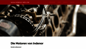 What Indenor-retro.de website looked like in 2018 (5 years ago)