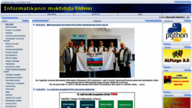 What Informatik.az website looked like in 2018 (5 years ago)