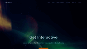 What Interactics.in website looked like in 2019 (5 years ago)