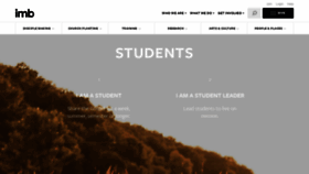 What Imbstudents.org website looked like in 2019 (5 years ago)