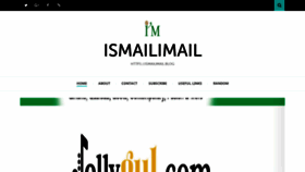 What Ismailimail.blog website looked like in 2019 (5 years ago)