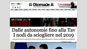 What Ilgiornale.it website looked like in 2019 (5 years ago)