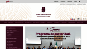 What Ipn.mx website looked like in 2019 (5 years ago)
