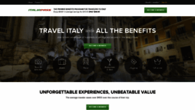 What Italiapass.com website looked like in 2019 (5 years ago)