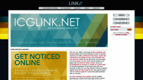 What Icglink.net website looked like in 2019 (5 years ago)