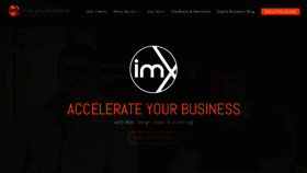 What Imxproductions.com website looked like in 2019 (5 years ago)