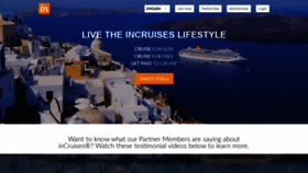 What Incruises.com website looked like in 2019 (5 years ago)