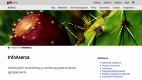 What Infoaserca.gob.mx website looked like in 2019 (5 years ago)