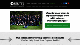 What Internetmarketingninjas.com website looked like in 2019 (5 years ago)