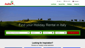 What Italicarentals.com website looked like in 2019 (5 years ago)