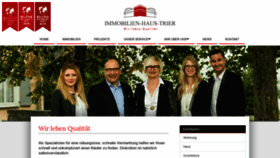 What Immobilien-haus-trier.de website looked like in 2019 (5 years ago)